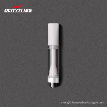 Glass cartridge vape 0.5/1ml cbd full ceramic Custom Logo vaporizer empty vape cartridge